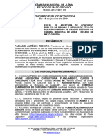 28 Edital de Abertura de Concurso Publico No 001-2024 - CMJ... - 1