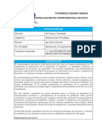 Mantenimiento Preventivo y Resolución de Problemas