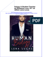 Human Biology A Student Teacher Forbidden Romance Love 101 1St Edition Lena Lucas Online Ebook Texxtbook Full Chapter PDF