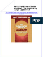 PDF Solution Manual For Communication Disorders Casthe Learning by Example 0205610129 Online Ebook Full Chapter