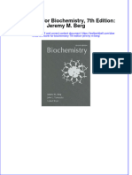 Download pdf Test Bank For Biochemistry 7Th Edition Jeremy M Berg online ebook full chapter 