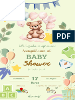 Invitación Baby Shower