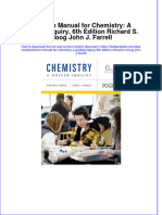 Download pdf Solution Manual For Chemistry A Guided Inquiry 6Th Edition Richard S Moog John J Farrell online ebook full chapter 