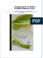 Human Development Iii 1St Edition Francisco Manuel Moreno Lucas Online Ebook Texxtbook Full Chapter PDF
