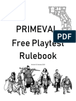 PRIMEVAL Free Playtest Rulebook