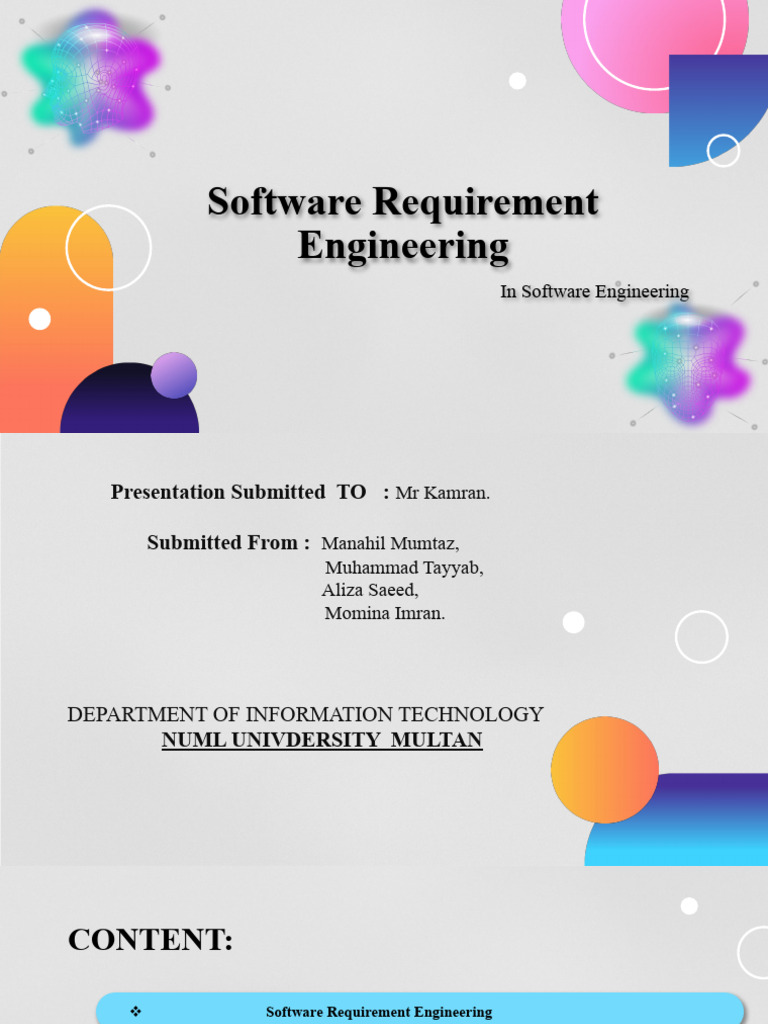 Software Requirement Engineering - Bs-It (2nd) | PDF | Software Testing ...