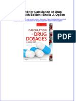 PDF Test Bank For Calculation of Drug Dosages 9Th Edition Sheila J Ogden Online Ebook Full Chapter