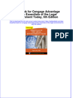 Download pdf Test Bank For Cengage Advantage Books Essentials Of The Legal Environment Today 5Th Edition online ebook full chapter 