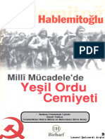 Necip Hablemitoğlu - Yeşil Ordu Cemiyeti