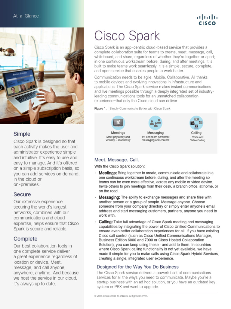 Cisco Spark Service Aag Emear v3 | PDF | Cloud Computing | Computing