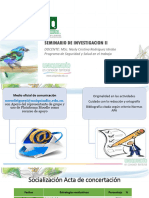 Diapositivas Tutoria I Seminario de Investigación II