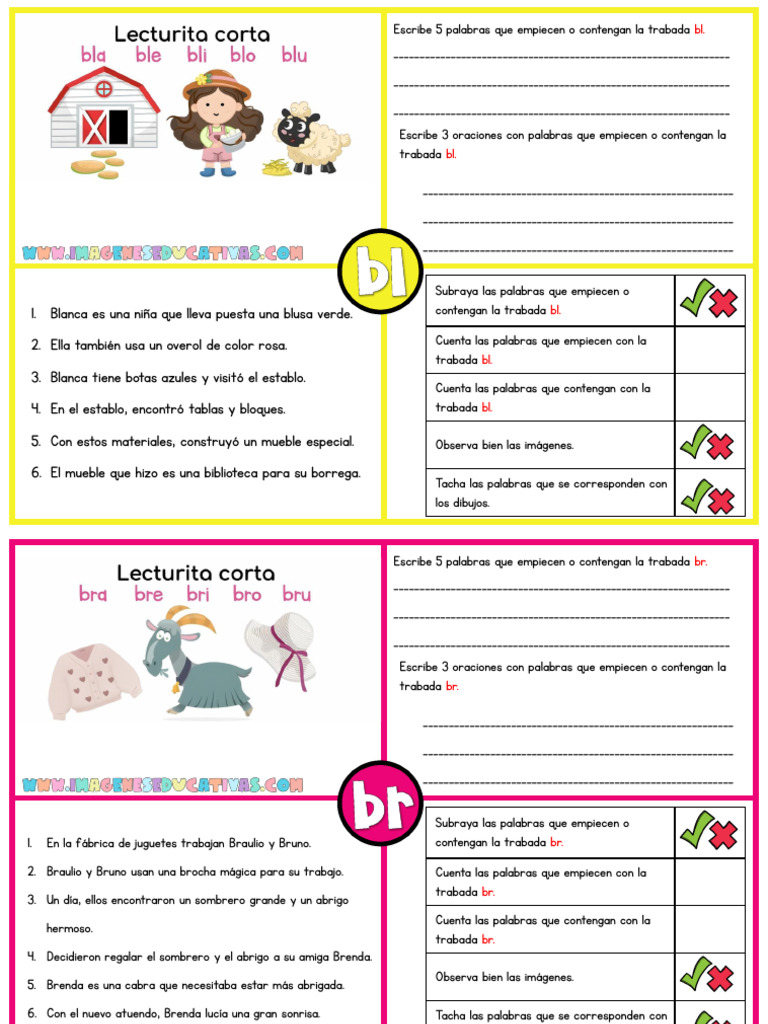 Actividades de Lectura y Escritura Infantil | PDF | Artes del Lenguaje ...