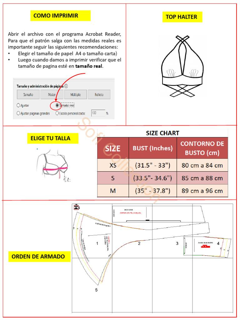 Patrones Top Halter | PDF