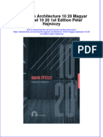 Download ebook Hungarian Architecture 10 20 Magyar Epiteszet 10 20 1St Edition Peter Hajnoczy online pdf all chapter docx epub 