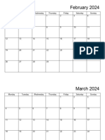 GCSE Feb - June Calendar