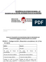 Apresentação Reforma Da Previdência Do Estado Da Bahia Atualizada Ec 26 e Lei 14250 20201 1