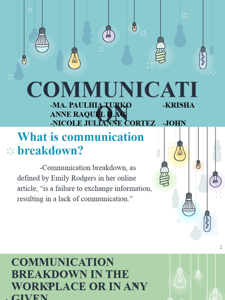 Understanding Communication Breakdown | PDF | Shyness | Communication