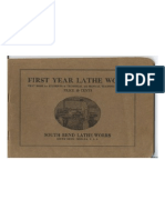 First Year Lathe Work - 1917