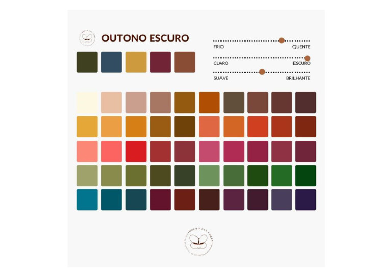 Paleta de Cores Outono Escuro | PDF
