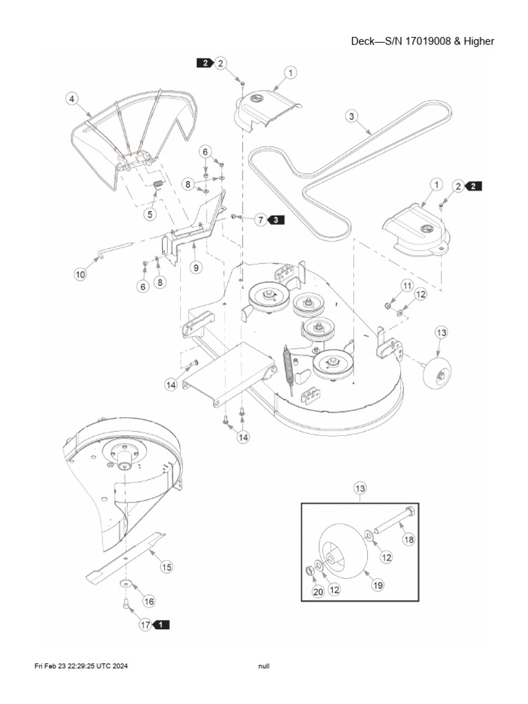 Raptor SD Deck Service Oparts | PDF | Manufactured Goods