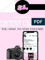 Content Calendar: You Have To Stay Focused