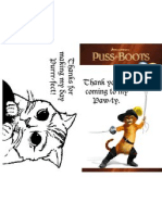 Puss in Boots Coloring Book
