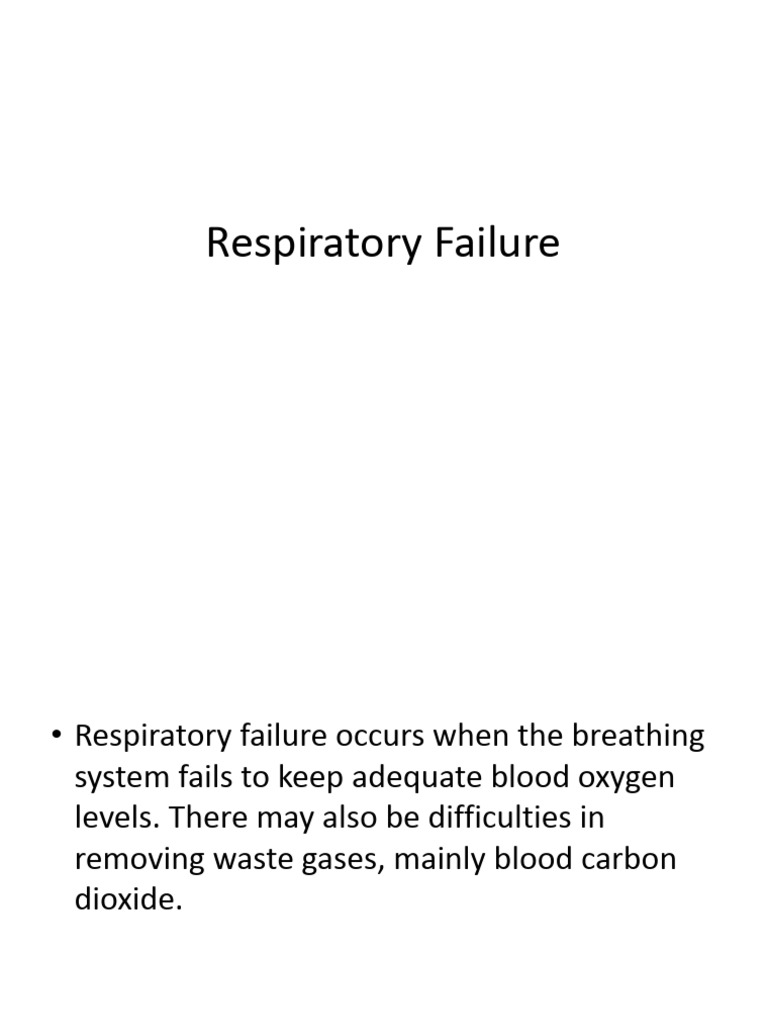 Understanding Respiratory Failure | PDF | Respiratory System | Breathing