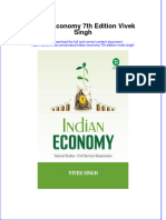 Indian Economy 7Th Edition Vivek Singh Online Ebook Texxtbook Full Chapter PDF