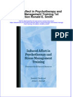 Induced Affect in Psychotherapy and Stress Management Training 1St Edition Ronald E Smith Online Ebook Texxtbook Full Chapter PDF