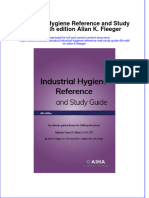 Industrial Hygiene Reference and Study Guide 4Th Edition Allan K Fleeger Online Ebook Texxtbook Full Chapter PDF