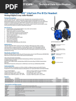 3M™ PELTOR™ WS™ LiteCom Pro III Ex Headset