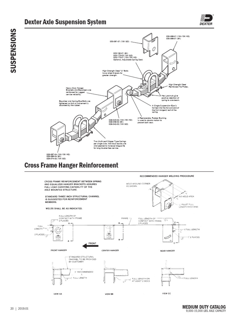 Medium Duty Suspension Systems Guide | PDF | Axle | Land Vehicles