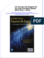 Ebook International Trauma Life Support For Emergency Care Providers Global Edition Roy L Alson Online PDF All Chapter
