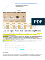 Six Sigma WhiteBelt