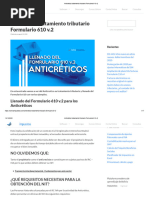 Guía para Llenar el Formulario 610 | PDF | Economias