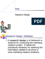 Chapter Three: Research Design