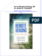 Ebook Introduction To Remote Sensing 6Th Edition James B Campbell Online PDF All Chapter