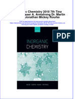 Ebook Inorganic Chemistry 2018 7Th Tina Overton Fraser A Armstrong DR Martin Weller Jonathan Mickey Rourke Online PDF All Chapter