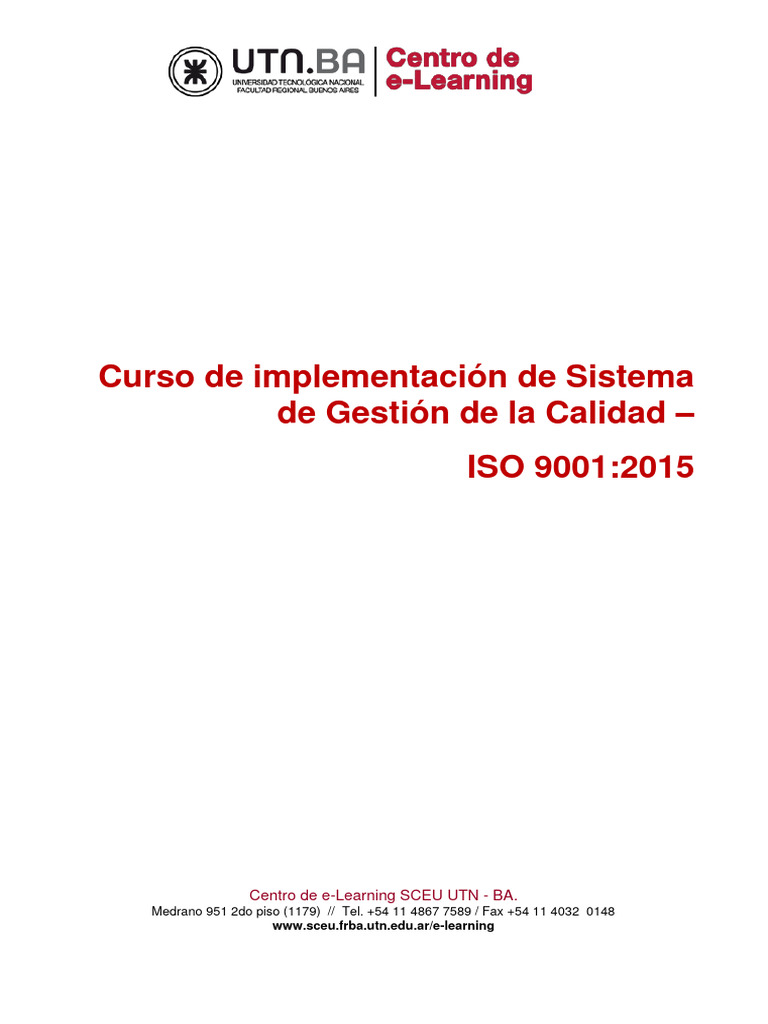 Imp 9001 2015 M1 | PDF | Sistema de manejo de calidad | Gestión de la ...