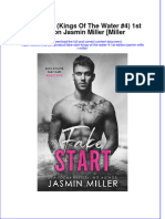 Ebook Fake Start Kings of The Water 4 1St Edition Jasmin Miller Miller Online PDF All Chapter
