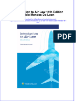Download Introduction To Air Law 11Th Edition Pablo Mendes De Leon online ebook  texxtbook full chapter pdf 