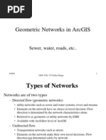 Geometric Networks in ArcGIS