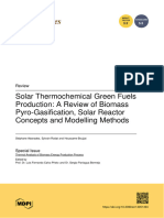 Solar Thermochemicals Green Fuels Energy