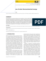 Intl J of Energy Research - 2014 - Wu - Research Progress of Solar Thermochemical Energy Storage