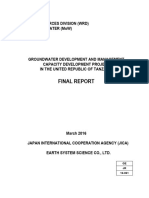 Final Report: Water Resources Division (WRD) Ministry of Water (Mow)