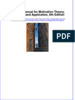 PDF Solution Manual For Motivation Theory Research and Application 6Th Edition Online Ebook Full Chapter