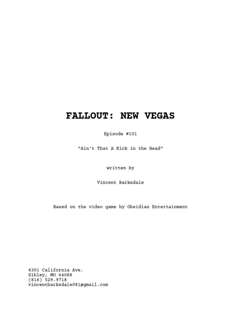 Fallout New Vegas 3 | PDF
