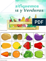 Clasifiquemos frutas y verduras