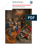 Comentarios y Preces de La Solemnidad de Pentecostés (Vigilia y Misa Del Día) - (18 y 19 de Mayo de 2024)