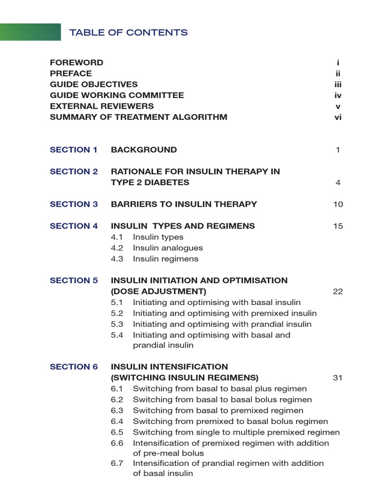 Insulin Therapy Guidelines for Malaysia | PDF | Diabetes Management ...